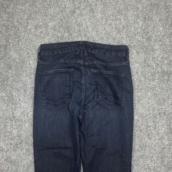 Good American Jeans Womens Size 29 Blue Good Legs Skinny Dark Wash - Picture 10 of 13